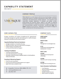 Capability Statement